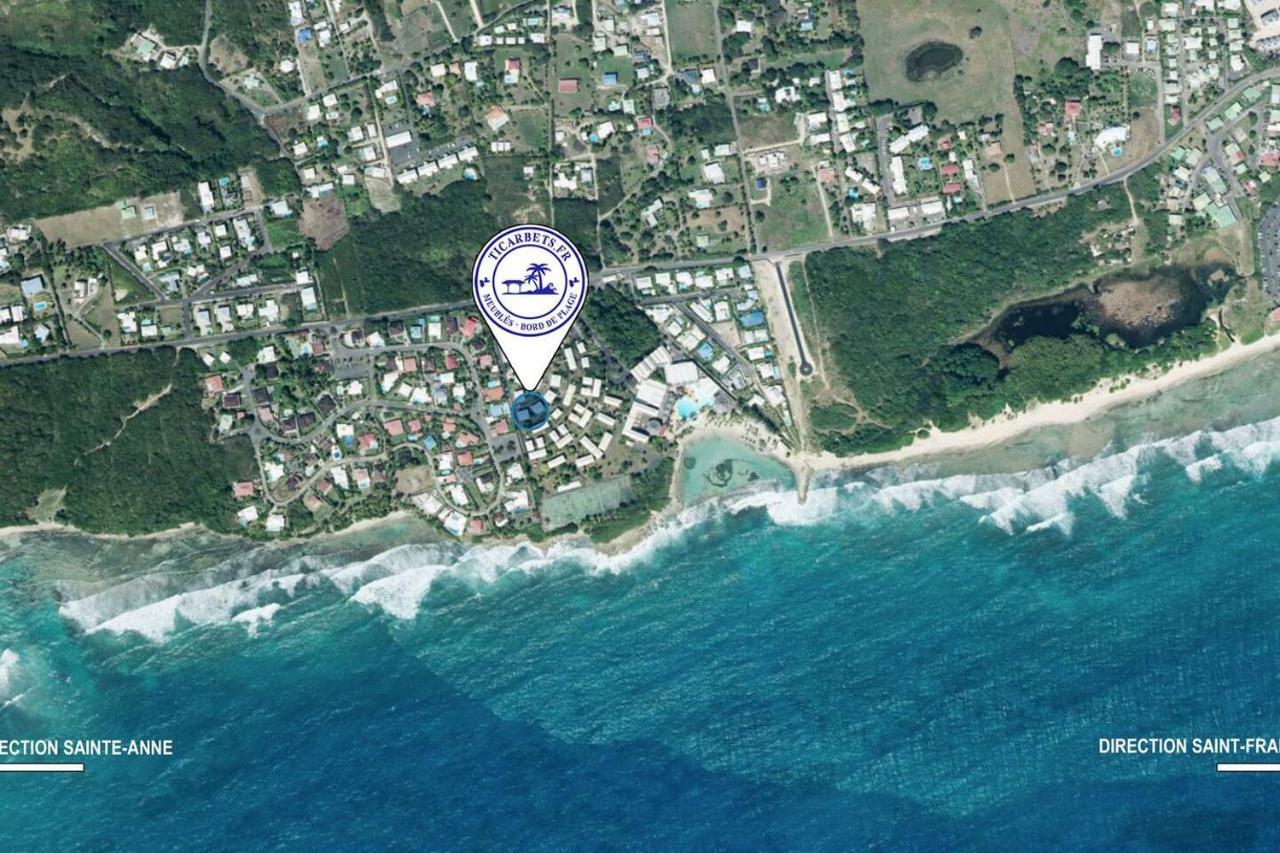 Ticarbets T3 - Résidence Managano - En bord de Plage Saint-Francois  Esterno foto